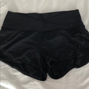 Lululemon running shorts black - RARE cross front